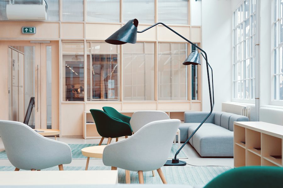 Bright, modern studio space used for brand development